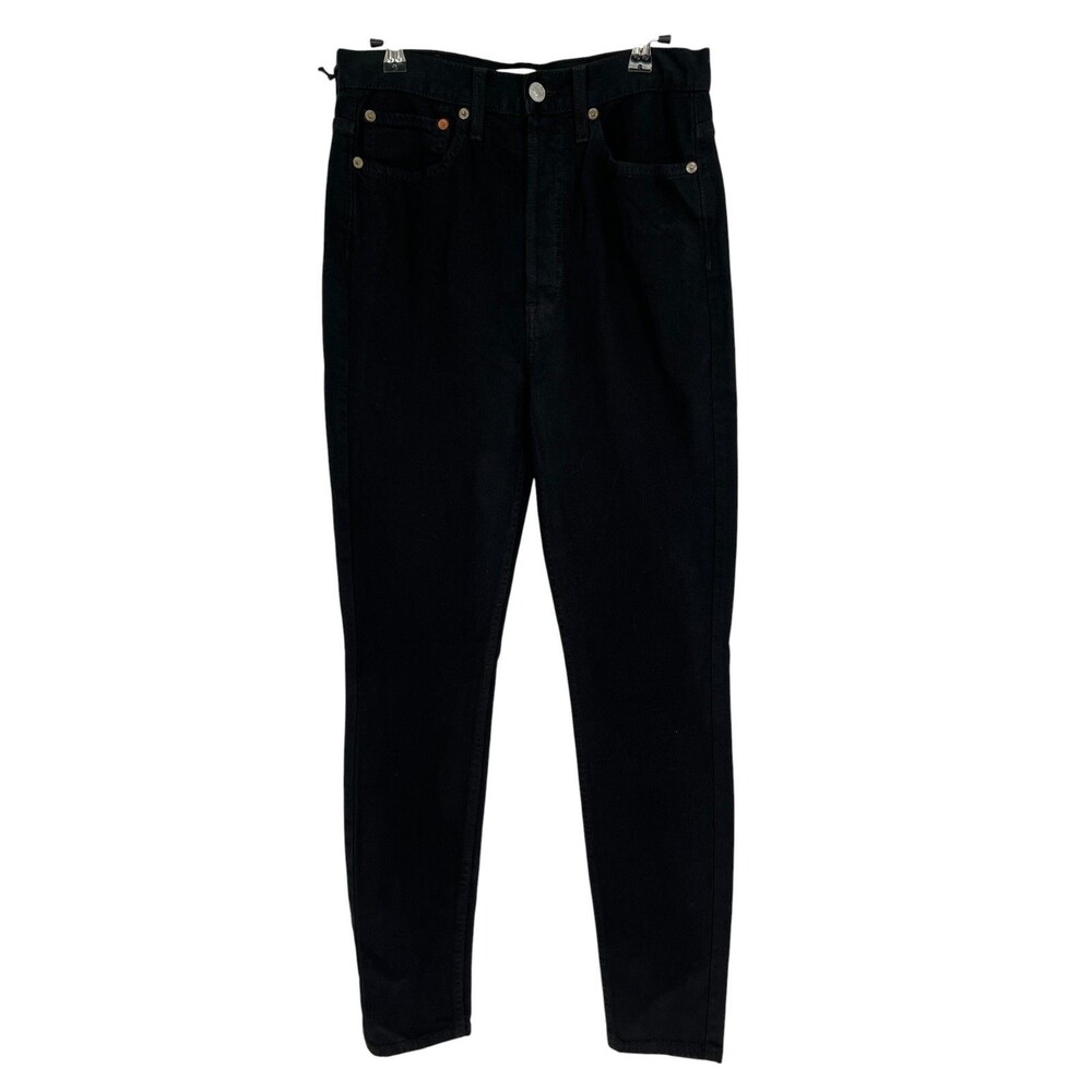 Re/Done Originals Jeans Women's Size 28 Black Denim Cotton Blend NEW
